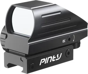 Pinty Red Dot Sight, Red Dot Sight for Rifle, Reflex Sight with 4 Different Reticles