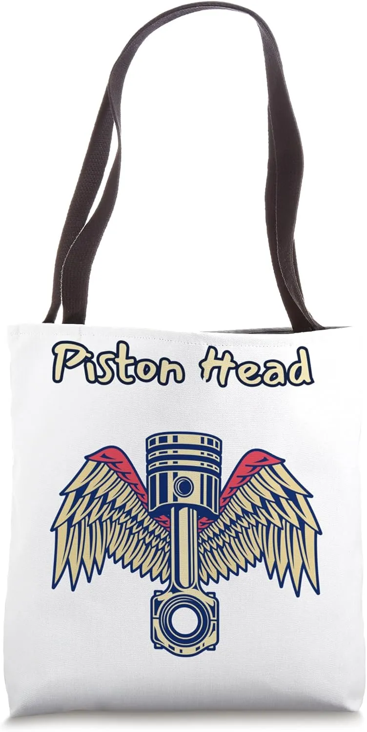 Piston Head. Tote Bag