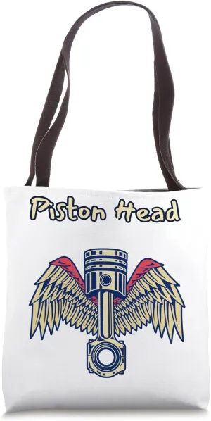 Piston Head. Tote Bag