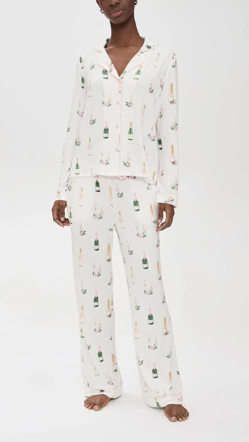 PJ Salvage Women's Breakfast of Champions Notch Collar Pj Set