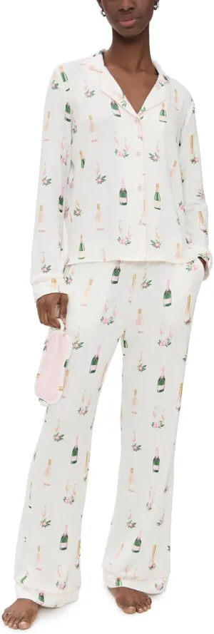 PJ Salvage Women's Breakfast of Champions Notch Collar Pj Set