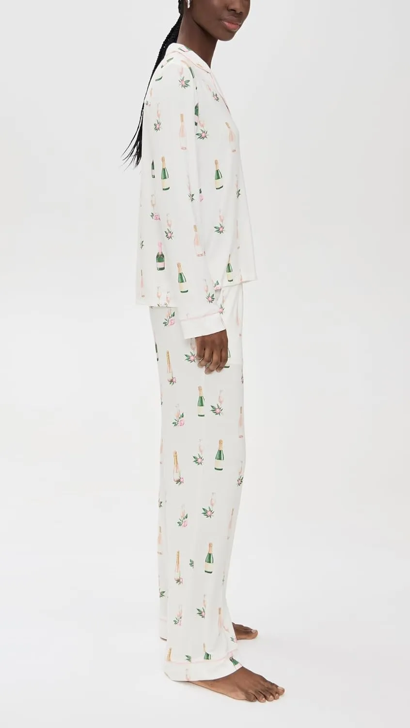 PJ Salvage Women's Breakfast of Champions Notch Collar Pj Set