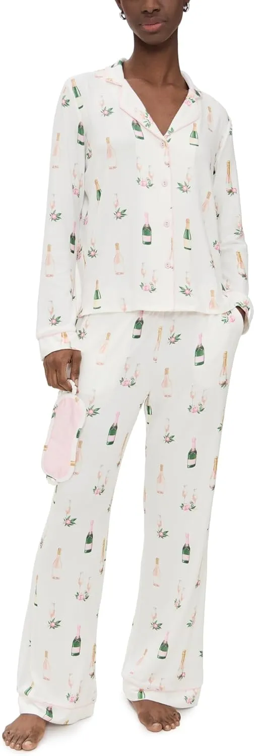 PJ Salvage Women's Breakfast of Champions Notch Collar Pj Set