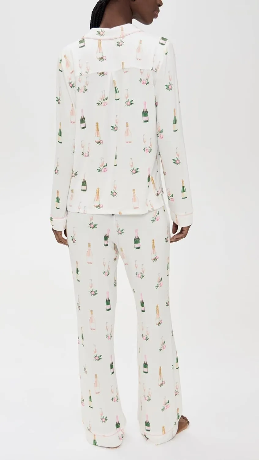 PJ Salvage Women's Breakfast of Champions Notch Collar Pj Set