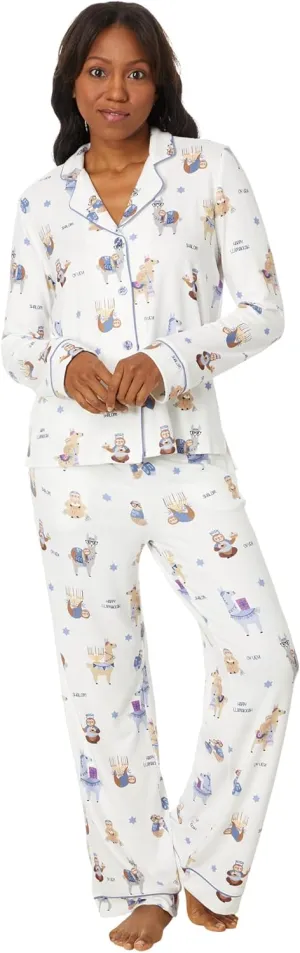 PJ Salvage Women's Happy Llamakkah Pajama Pj Set
