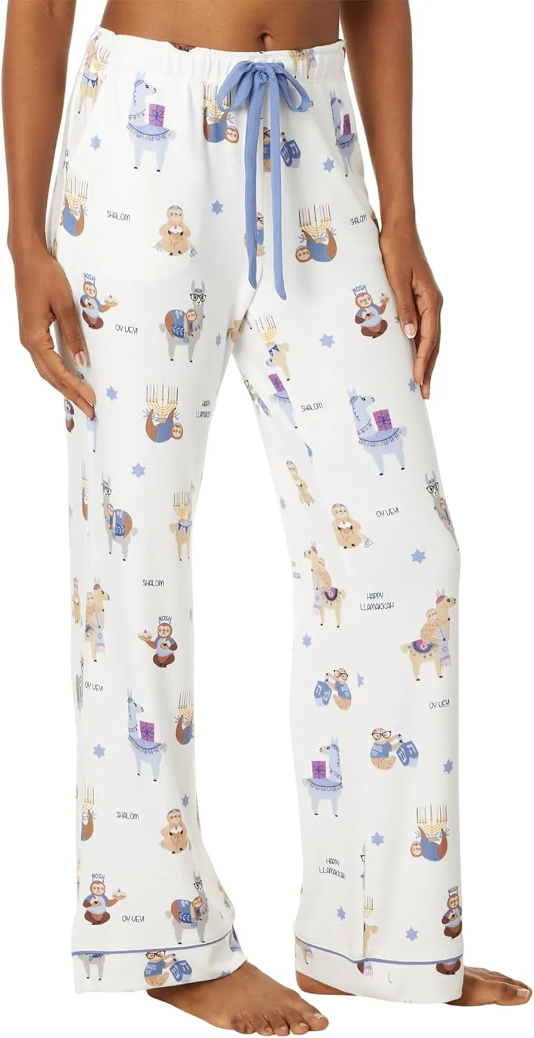 PJ Salvage Women's Happy Llamakkah Pajama Pj Set