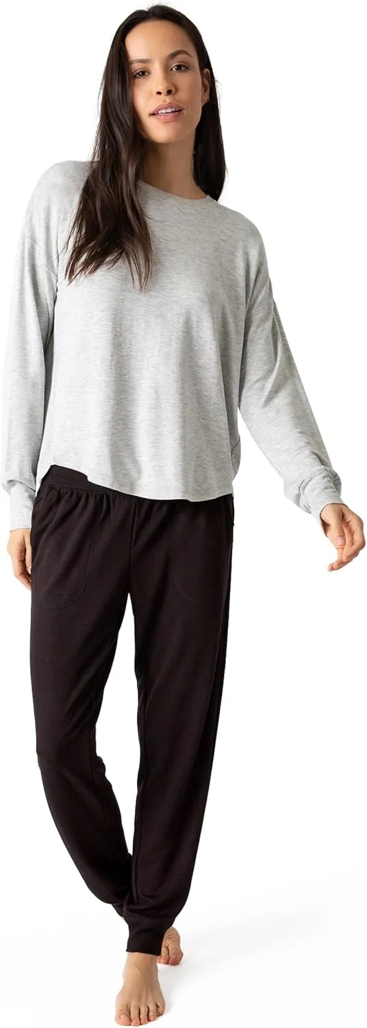 PJ Salvage Women's Jammie Essentials Long Sleeve Top