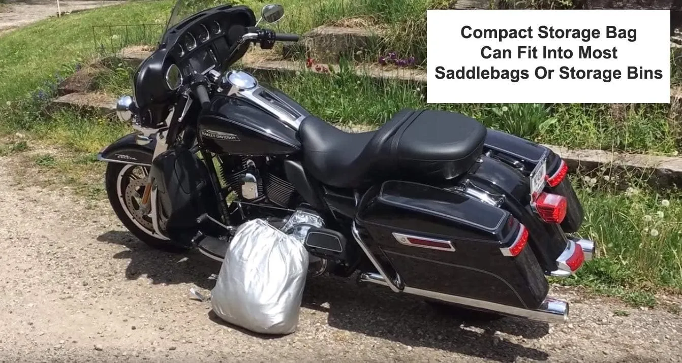 Platinum Shield Motorcycle Cover Compatible with 1981 Italjet USA M5d - Outdoor & Indoor - Built-in Reinforced Securing Straps - Includes Free Storage Bag