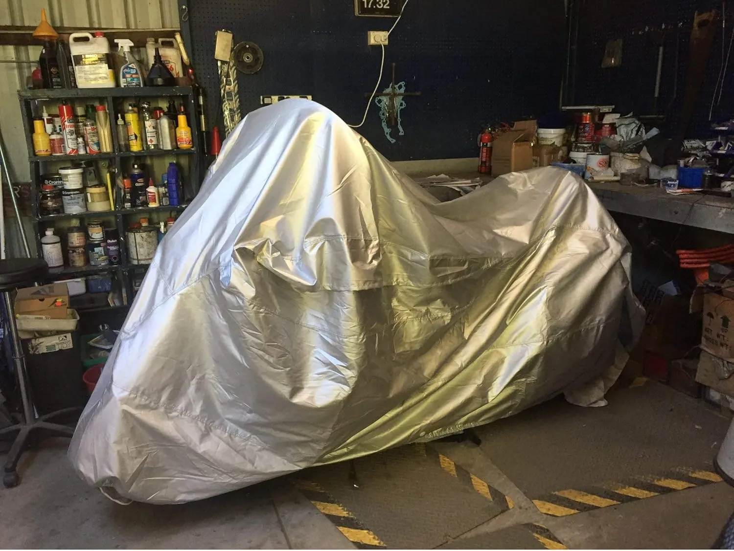 Platinum Shield Motorcycle Cover Compatible with 1981 Italjet USA M5d - Outdoor & Indoor - Built-in Reinforced Securing Straps - Includes Free Storage Bag
