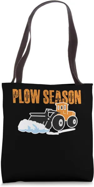 Plow Season Snow Plow Tote Bag
