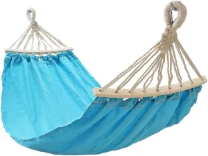 Portable Hammocks Hanging Camping Hammock Breathable Casual Anti-Rollover Lightweight Camping for Indoor Outdoor Travel Hiking Beach Hammock for Outdoor(Blue)