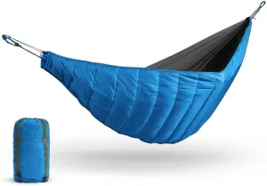 Portable Outdoor Hammock Sleeping Bag Multifunctional Windproof Hammock Blanket for Camping Hiking Picnic Backyard Patio (Blue)