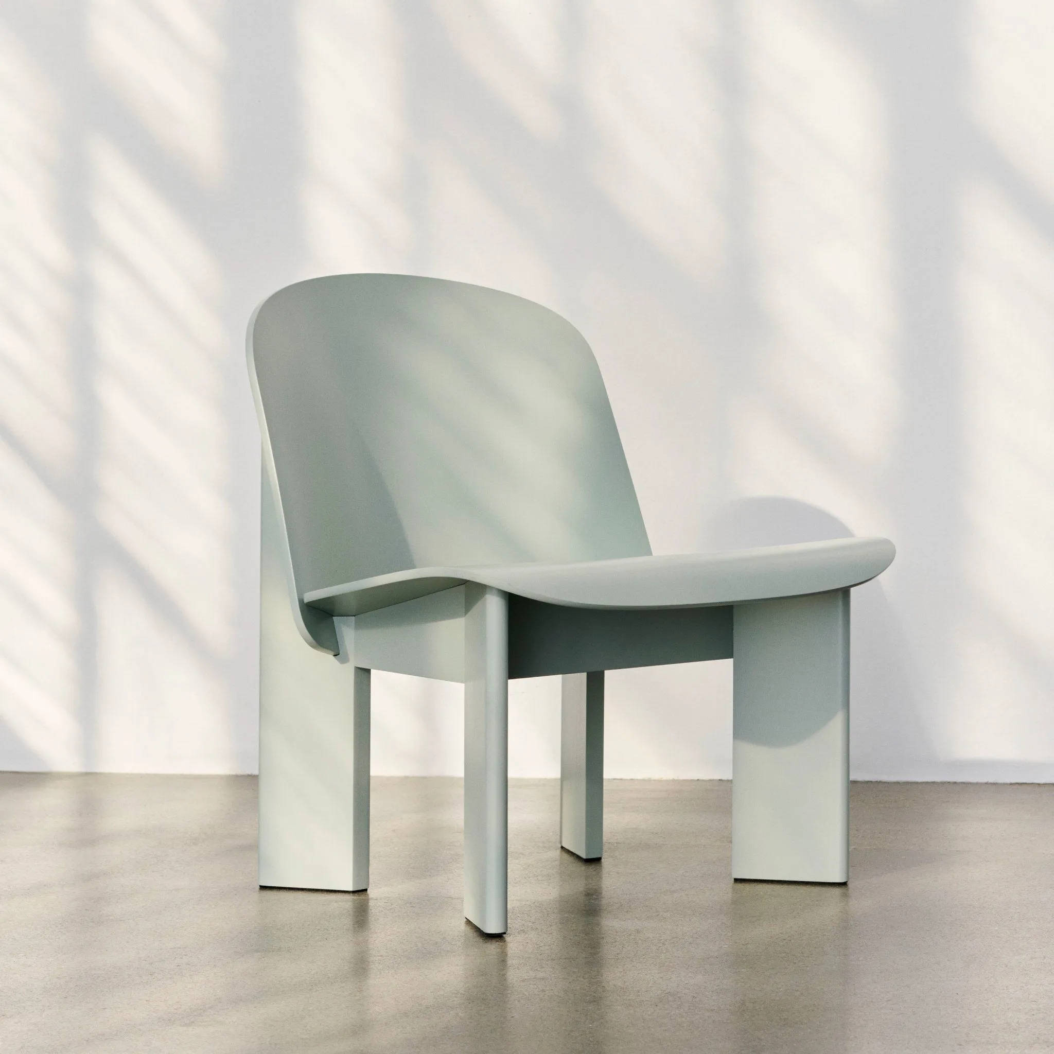 PRE-ORDER │ HAY Chisel Lounge Chair, Eucalyptus Lacquered Beech/Metaphor 023 Upholstery