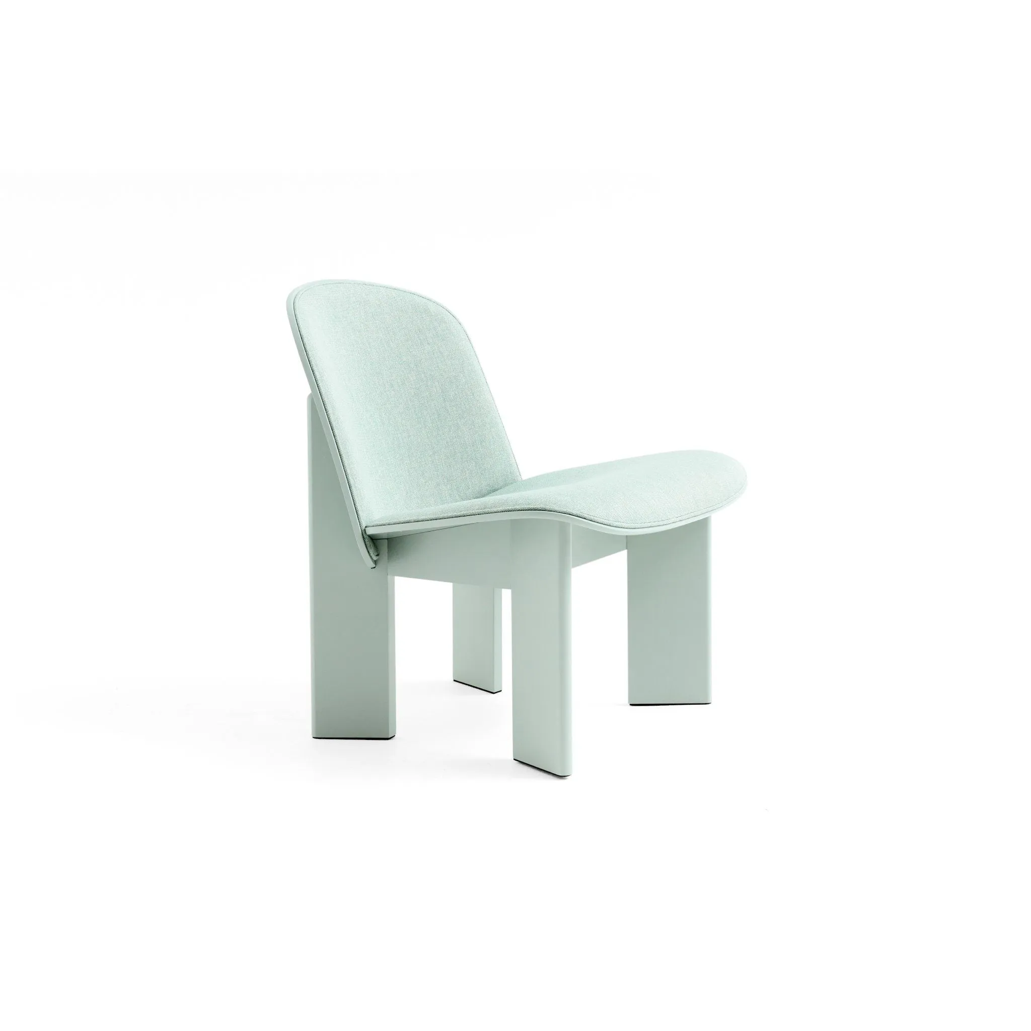 PRE-ORDER │ HAY Chisel Lounge Chair, Eucalyptus Lacquered Beech/Metaphor 023 Upholstery