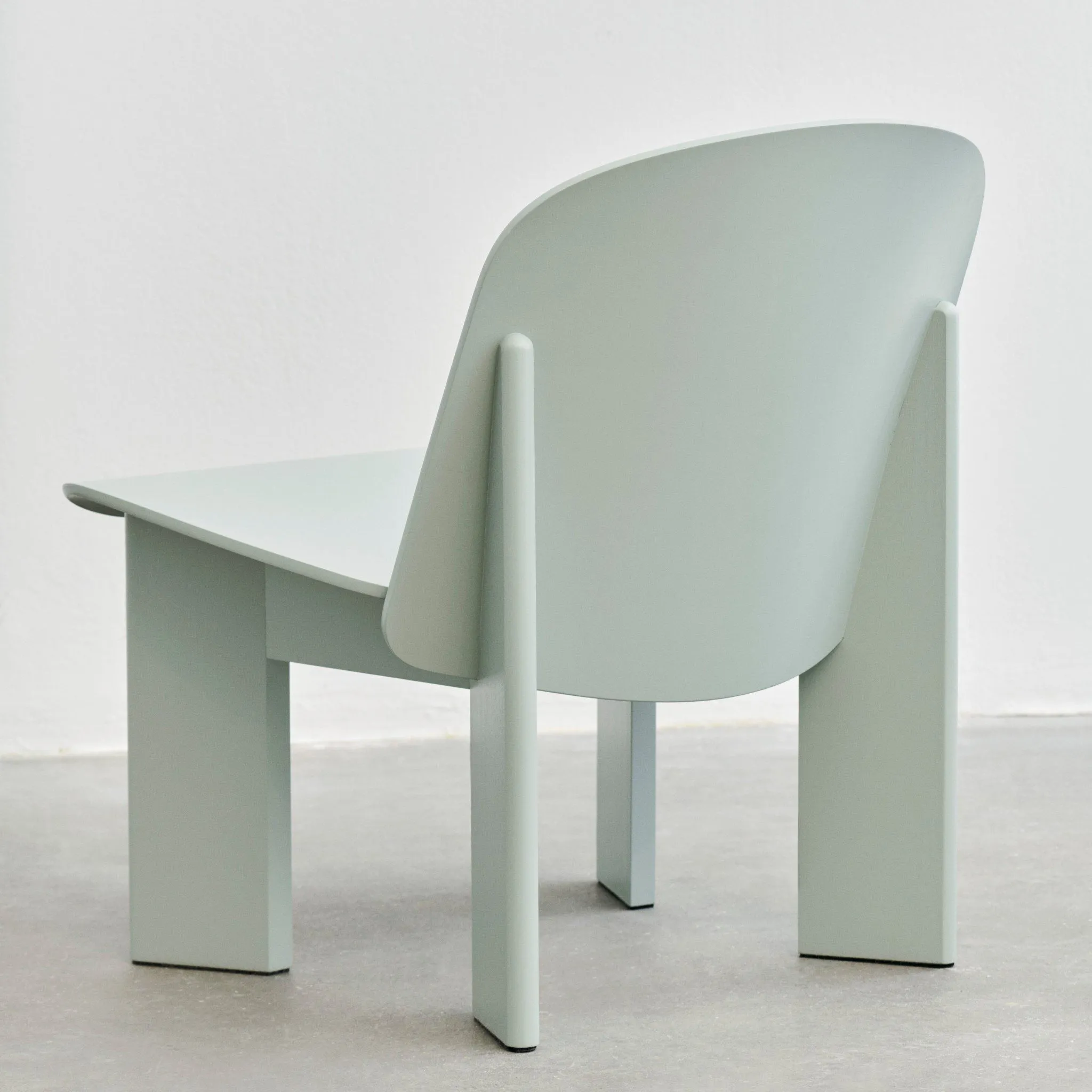 PRE-ORDER │ HAY Chisel Lounge Chair, Eucalyptus Lacquered Beech/Metaphor 023 Upholstery