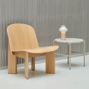 PRE-ORDER │ HAY Chisel Lounge Chair, Lacquered Oak
