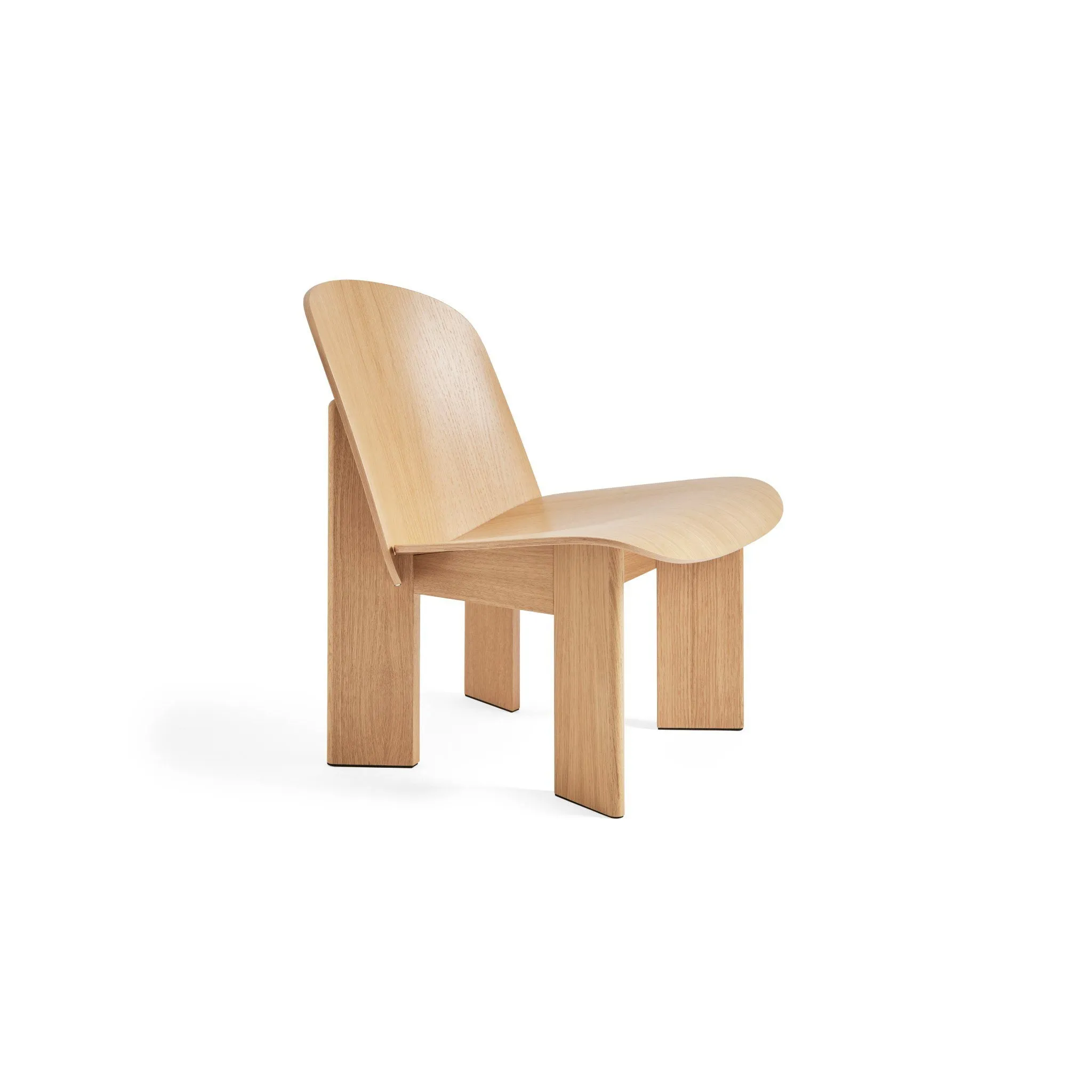 PRE-ORDER │ HAY Chisel Lounge Chair, Lacquered Oak