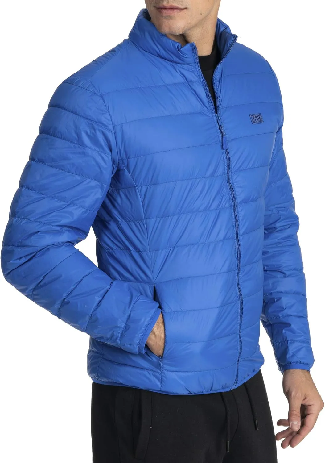 Pro Club Men's Lightweight Packable Water-Resistant Down Jacket