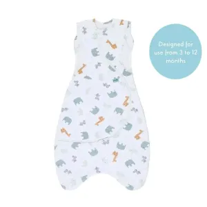 Purflo Cuddle To Sleep Bag 2.5 TOG 3-12 Months - Animal Safari (2 Pack)