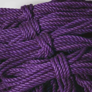 Purple jute rope (treated, 6mm)