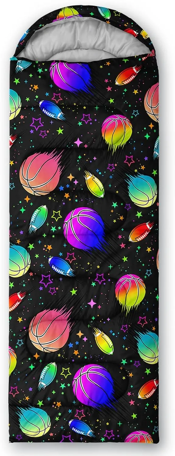 QOOMO Camping Sleeping Bags,3 Season Warm & Cool Weather,Lightweight,Waterproof Sleeping Bags for Adults & Kids,Traveling,and Outdoors,Camping Gear Equipment