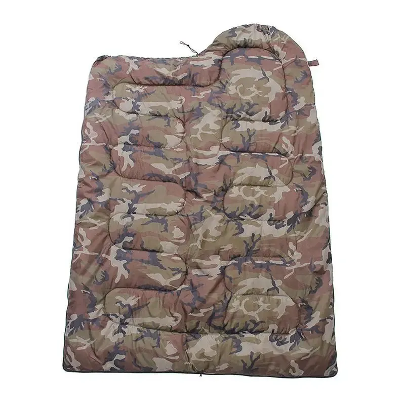Quality Cotton Camping Sleeping Bag,15~5degree, Envelope Style, Army Or Military Or Camouflage Sleeping Bags