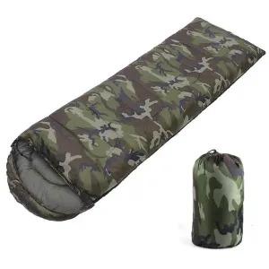 Quality Cotton Camping Sleeping Bag,15~5degree, Envelope Style, Army Or Military Or Camouflage Sleeping Bags