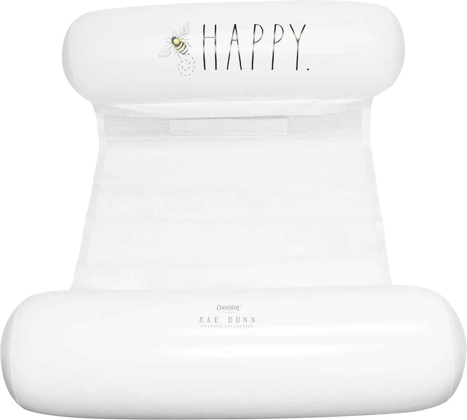 Rae Dunn x CocoNut Float Adult Hammock Float - Adult Size Multi-Purpose Inflatable Drifter, Saddle Float & Lounge Chair - Versatile Ride-On for Summer & Swim Parties