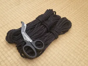 Raven Black - Fully Treated Jute Shibari Rope