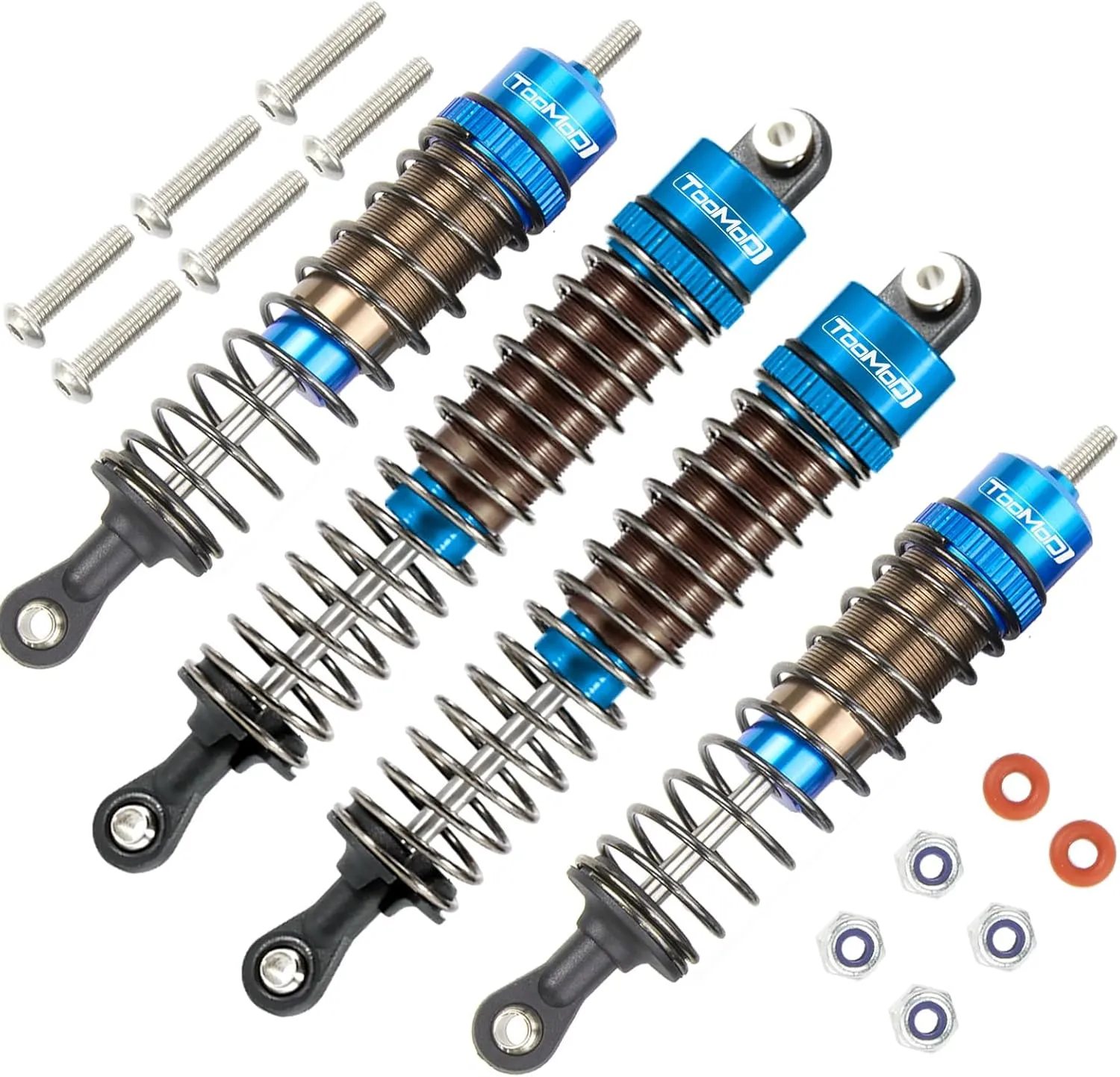 RC Car Oil Shocks Absorber Damper for Tamiya Grasshopper 2 / Super Hornet/Replacement Upgrade Parts (Blue)