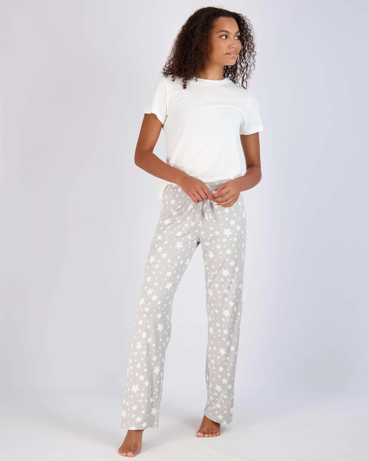 Real Essentials 3 Pack: Women’s Ultra-Soft Comfy Pajama Lounge Pants Sleepwear (Available in Plus Size)