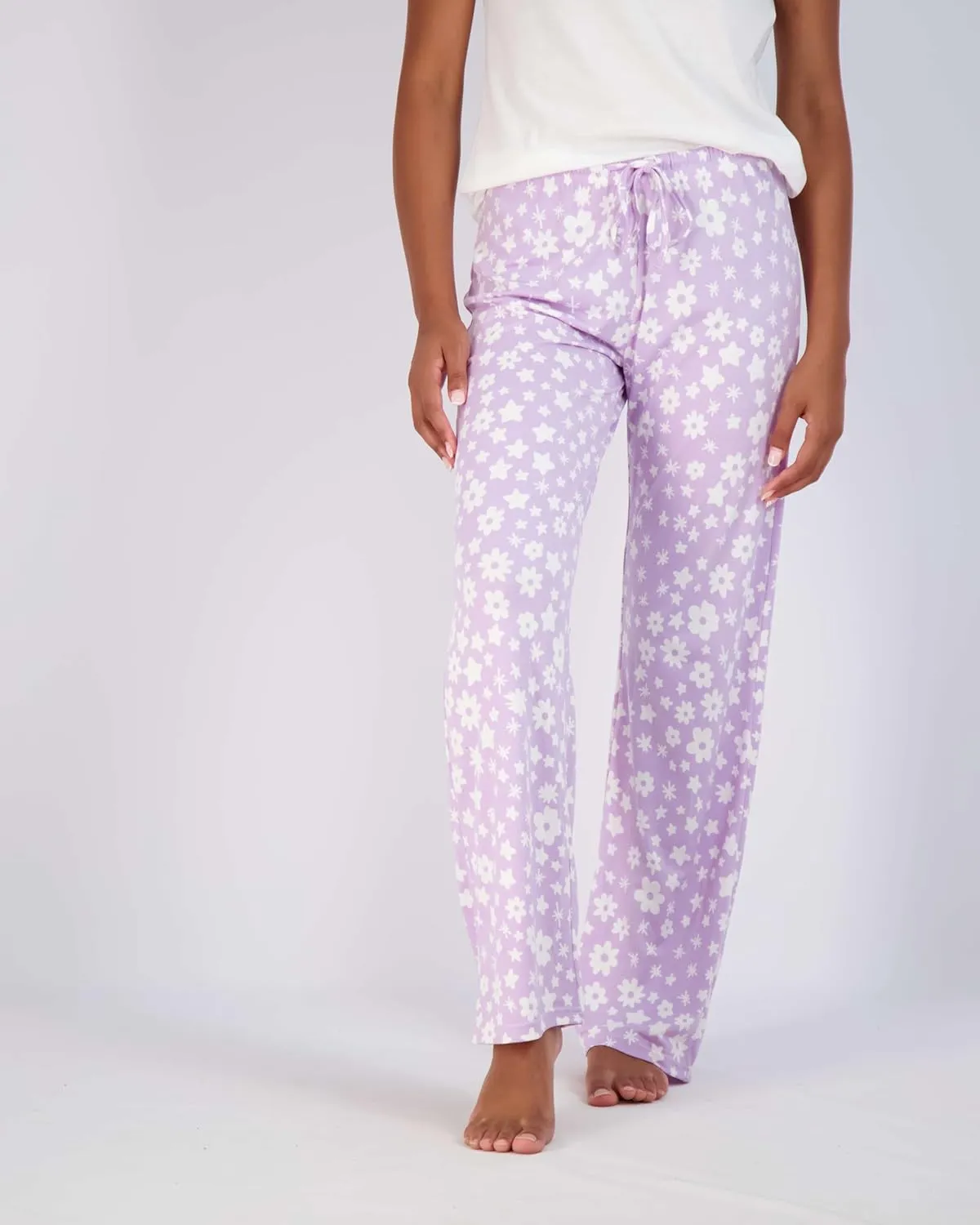 Real Essentials 3 Pack: Women’s Ultra-Soft Comfy Pajama Lounge Pants Sleepwear (Available in Plus Size)