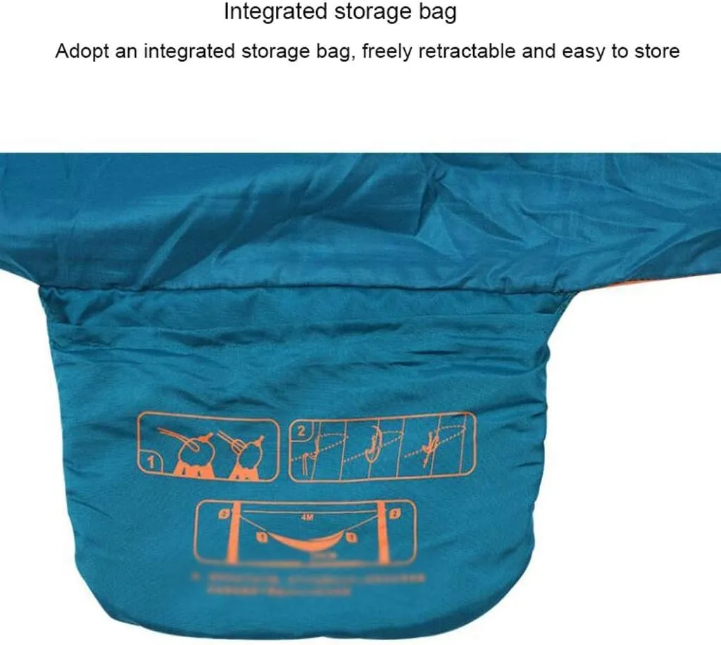 Recreation Lightweight Hammock Portable Parachute Hammock Hiking Gear Outdoor Camping Strong, Durable Easy to Store Gifts for Hikers