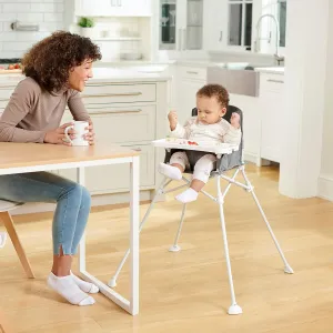 Regalo My Portable High Chair with Tray, Gray