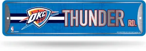 Rico Industries NBA Metal Street Sign Metal Street Sign 4" x 15" Home Décor - Bedroom - Office - Man Cave