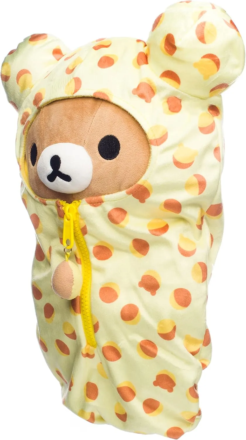 Rilakkuma San-X Original Sleeping Bag Plush Series (Rilakkuma - Castella Cake)