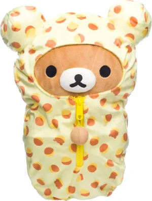 Rilakkuma San-X Original Sleeping Bag Plush Series (Rilakkuma - Castella Cake)
