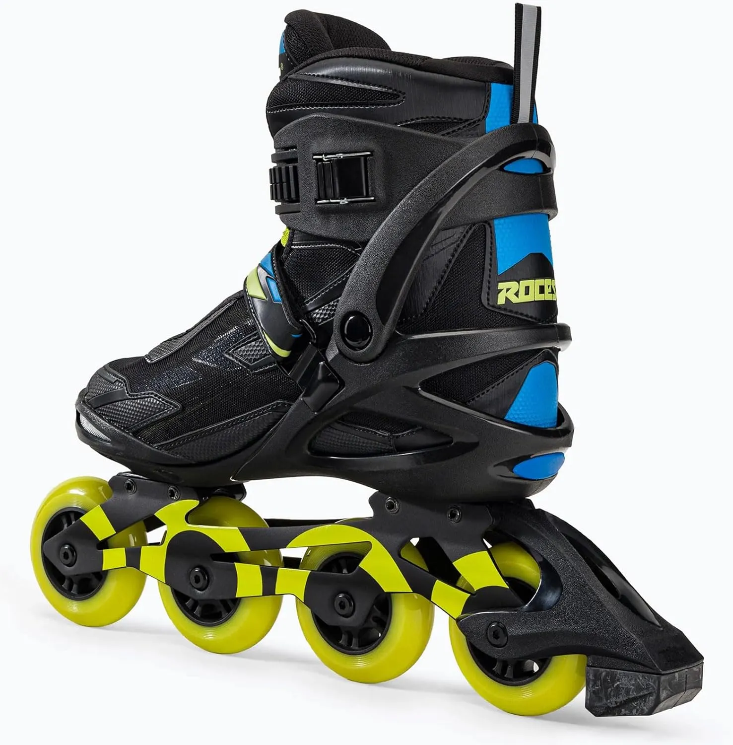 Roces Men's Helium II TIF Lightweight Breathable Adjustable Fitness Sporty Outdoor Four 84mm Wheel Inline Racing Skates with Easy Entry System & Invisible Frame