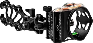 Rocky Mountain Direct Mount 5-Pin Bow Sight - .019” Pins, All Aluminum Construction, 2nd & 3rd Axis Adjustable, Tool Free Micro Adjust Windage & Elevation Laser Etched Markers, Built-In Light Adapter