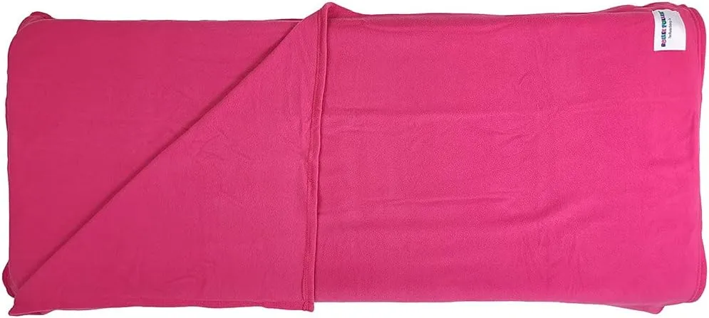 ROLLEE POLLEE Cot Blankets with Elastic Corner Straps for Preschool/Daycare, Super Soft, Fits Standard Size Mats and Cots, 50" x 55"