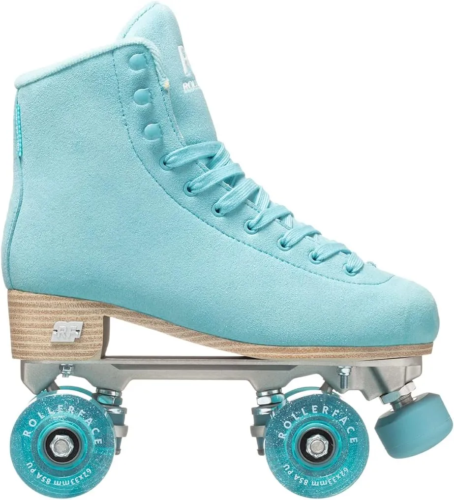 Rollerface Hipskates Deluxe, Women’s Roller Skates, Premium Skates, Vegan Soft Suede
