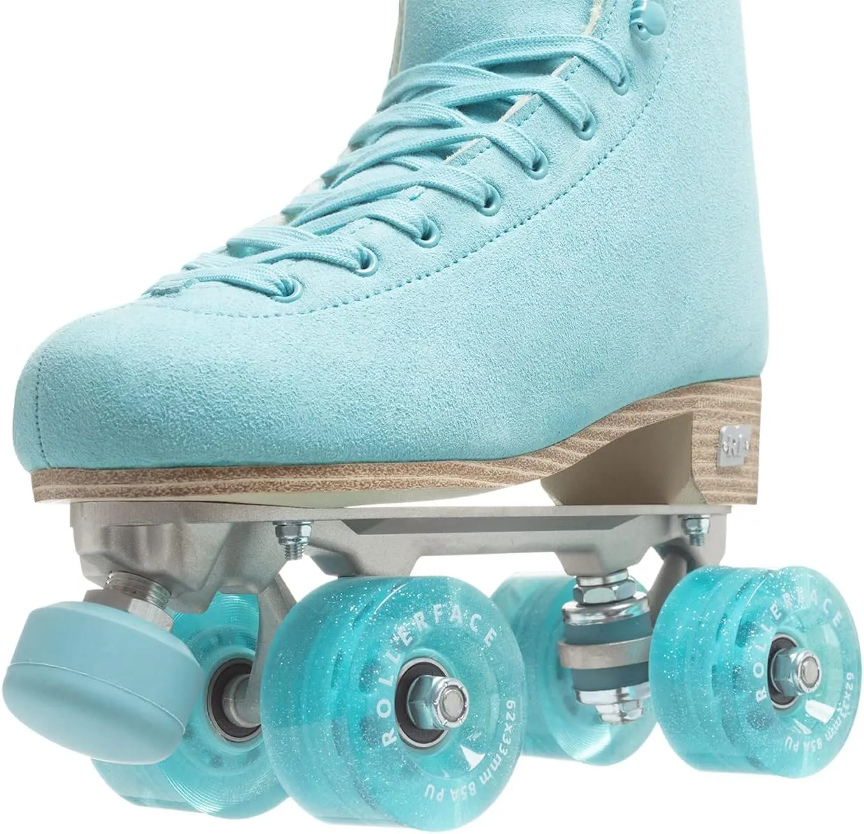 Rollerface Hipskates Deluxe, Women’s Roller Skates, Premium Skates, Vegan Soft Suede