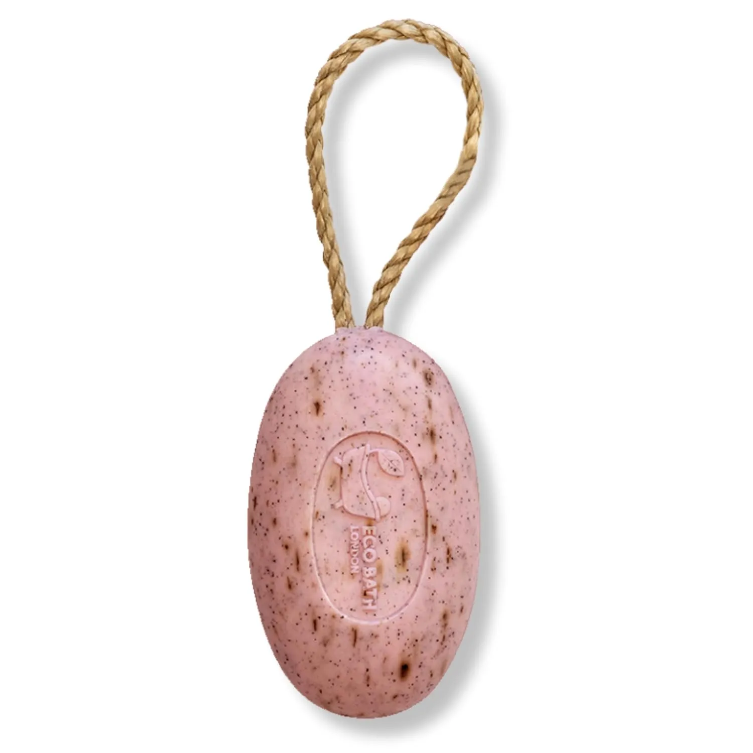 Rose Soap on a Rope – Made in France – Traditionally Crafted Natural, Skin-Friendly, Long-Lasting & Moisturizing Soap 7.76 oz (220 g) (Rose)
