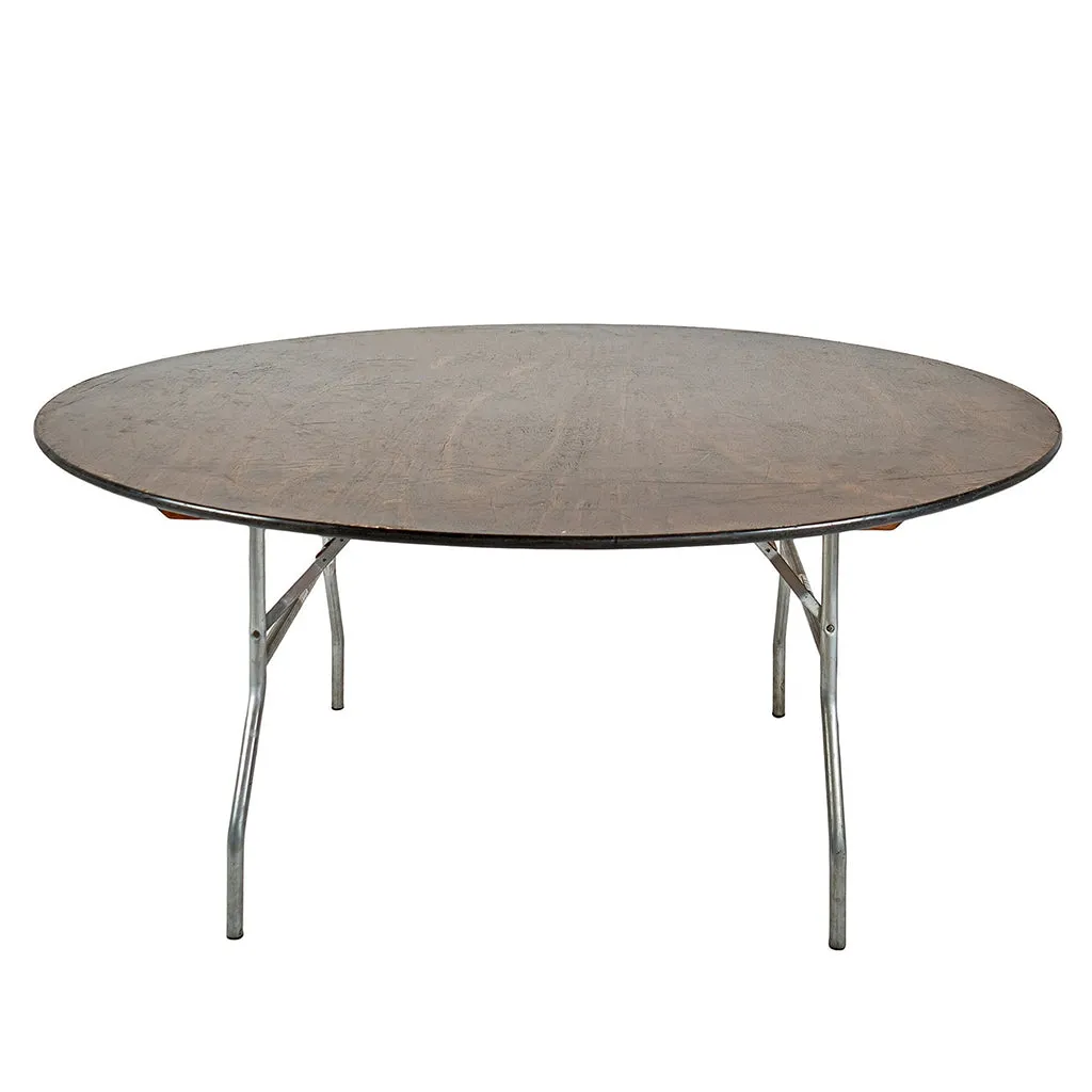 Round Folding Table - 66"