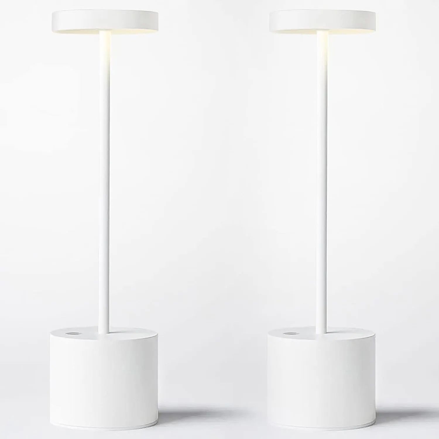SAKRINGT 2 Pack Cordless Table Lamp Rechargeable,5000mAh Battery Operated Portable LED Table Light,Dimming Desk Lamp for Patio/Restaurant/Outdoor