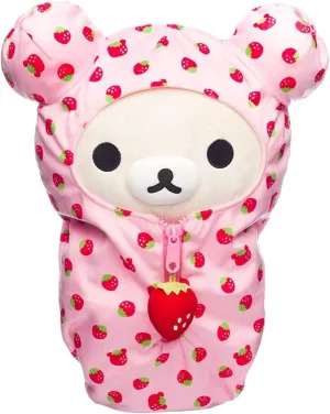 San-X Original Rilakkuma Sleeping Bag Plush Series (Korilakkuma - Strawberry)