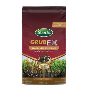 Scotts GrubEx1 Season Long Grub Killer, Protects Lawns Up to 4 Months, 10,000 sq. ft., 28.7 lbs