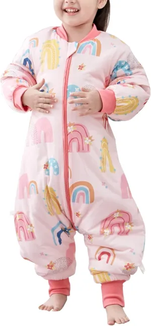 SEAUR - Baby Sleep Bag Winter Toddler Wearable Blanket Girl Boy Walking Sleeping Bag Pajamas Long Sleeve Warm