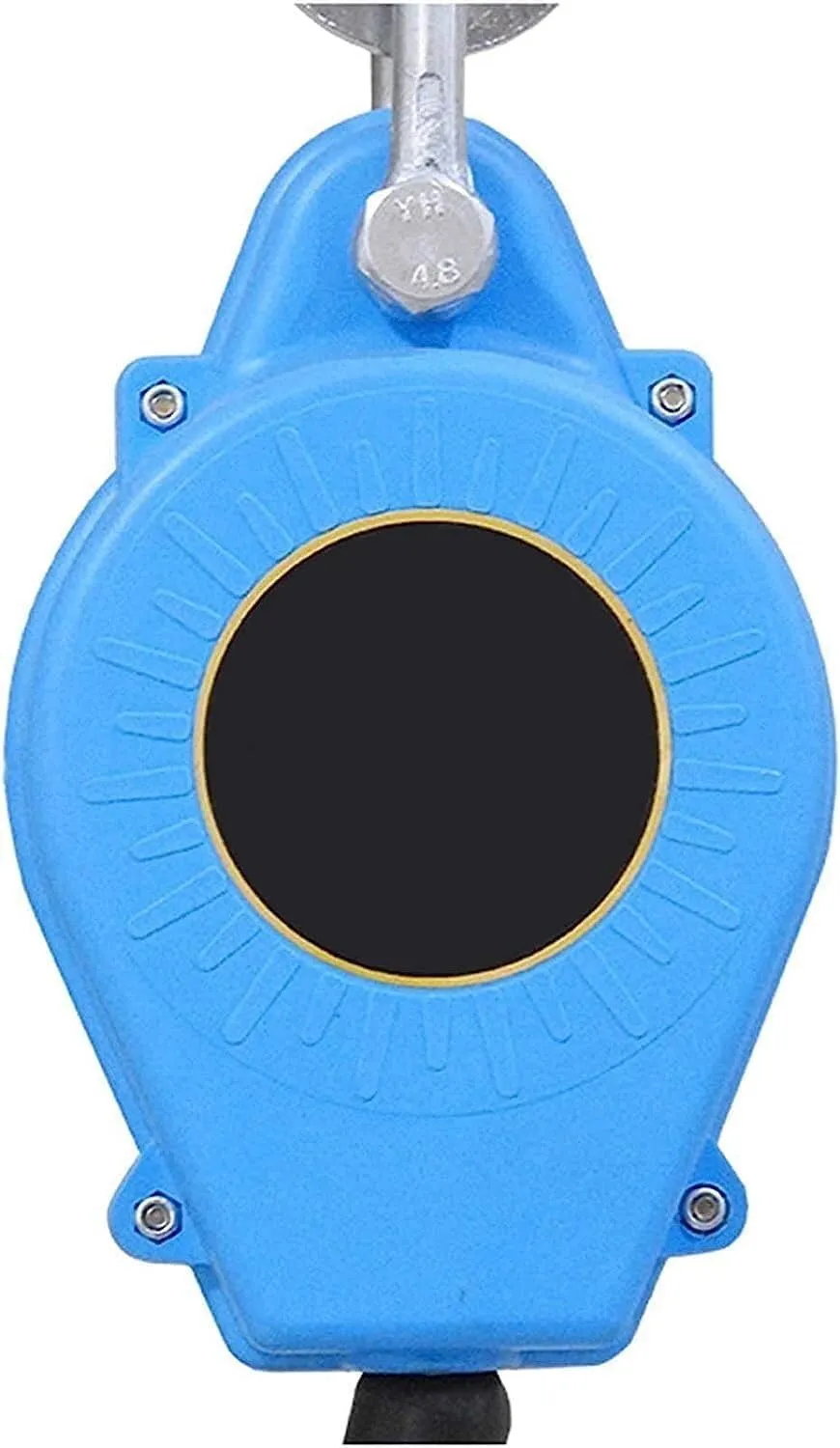 Self-Retracting Lifeline Fall Protection Device, 15M Cable Safety Lanyard Arrest Block for Rock Climbing & High-Altitude Work, Load Bearing 150kg