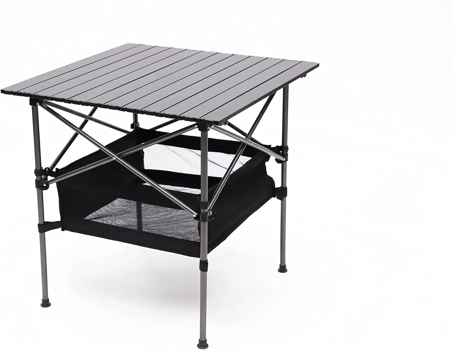 Set of 3, Folding Outdoor Camping Table and Chairs Set for Indoor, Outdoor Camping, Picnics, Beach,Backyard, BBQ, Party, Patio 27.56" L*27.56" W*27.56" H Black/Green